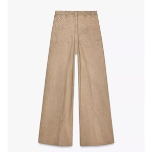 ZARA The ZW Tailored Wide Leg Jean